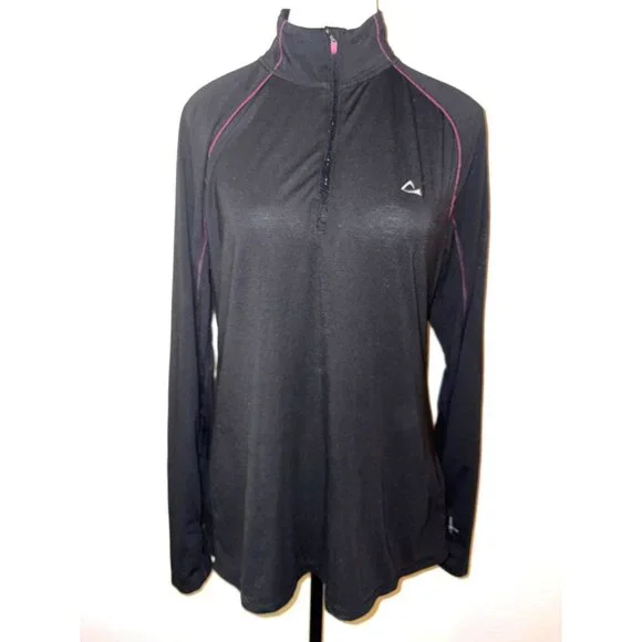 Paradox Merino Blend 1/4 Zip Pullover Top Size L - Picture 1 of 8